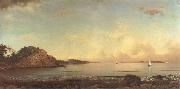 Martin Johnson Heade Spouting Rock oil